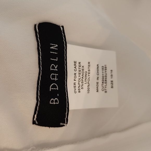 B. Darlin Corset Double Hem Fit-And-Flare Dress JUNIORS 15/16 - Picture 7 of 8